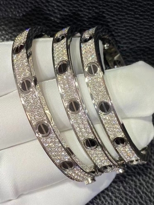 Brand De Love Bracelet N6032417 Girlfriend Luxury Diamond Jewelry Jewelry Love Bracelet 18k White Gold