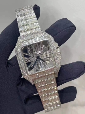 Custom Moissanite Watches Custom ice cube watch Chinese ice cube watch manufacturer
