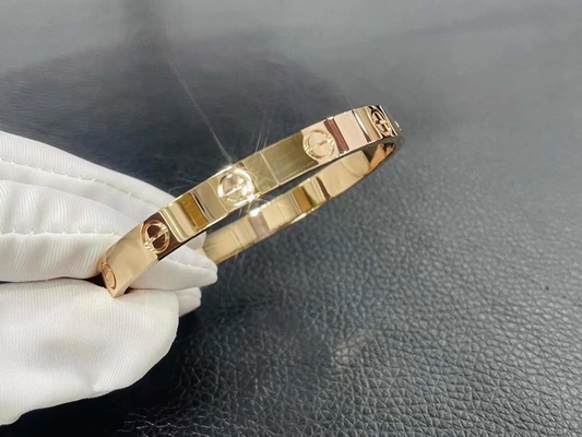 Jewelry Luxury Diamonds HONG KONG Brand Jewelry Unisex 6.1mm Width Gold Jewelry